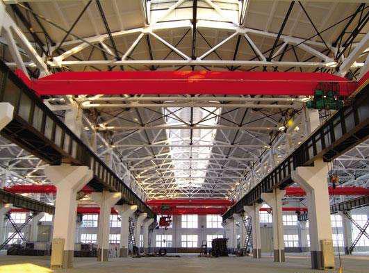লোহা ঘর কক্ষ নির্মাণের জন্য একক গের্ডার ওভারহেড কপিকল Cost.jpg Lowhead Room Single Girder Overhead Crane for Saving Construction Cost.jpg